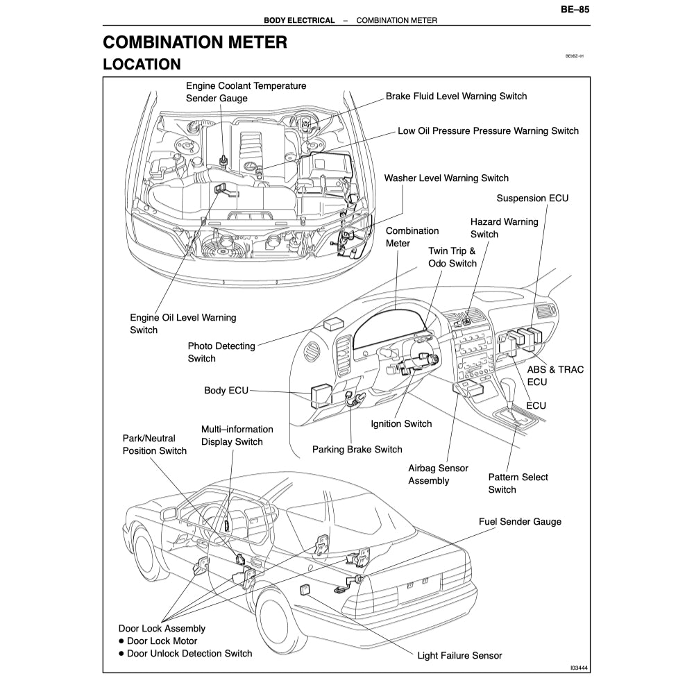 LEXUS LS400 XF10/XF20 1990-2000 Full Manual Set – Repair & Maintenance Manual