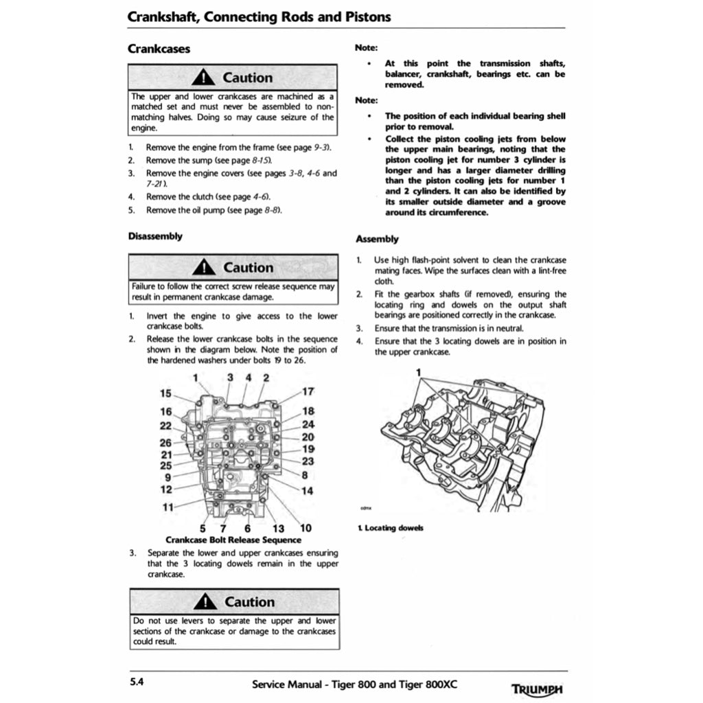 TRIUMPH TIGER 800 XC 2011-2014 Full Manual Set – Repair & Maintenance Manual and User Handbook