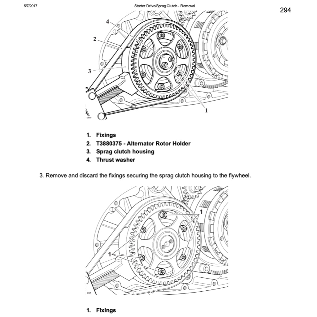 TRIUMPH THRUXTON R 1200 2016-2023 Full Manual Set – Repair & Maintenance Manual and User Handbook