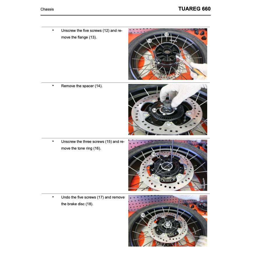 APRILIA TUAREG 660 2021+ Full Manual Set – Repair & Maintenance Manual and Spare Parts Catalog and User Handbook
