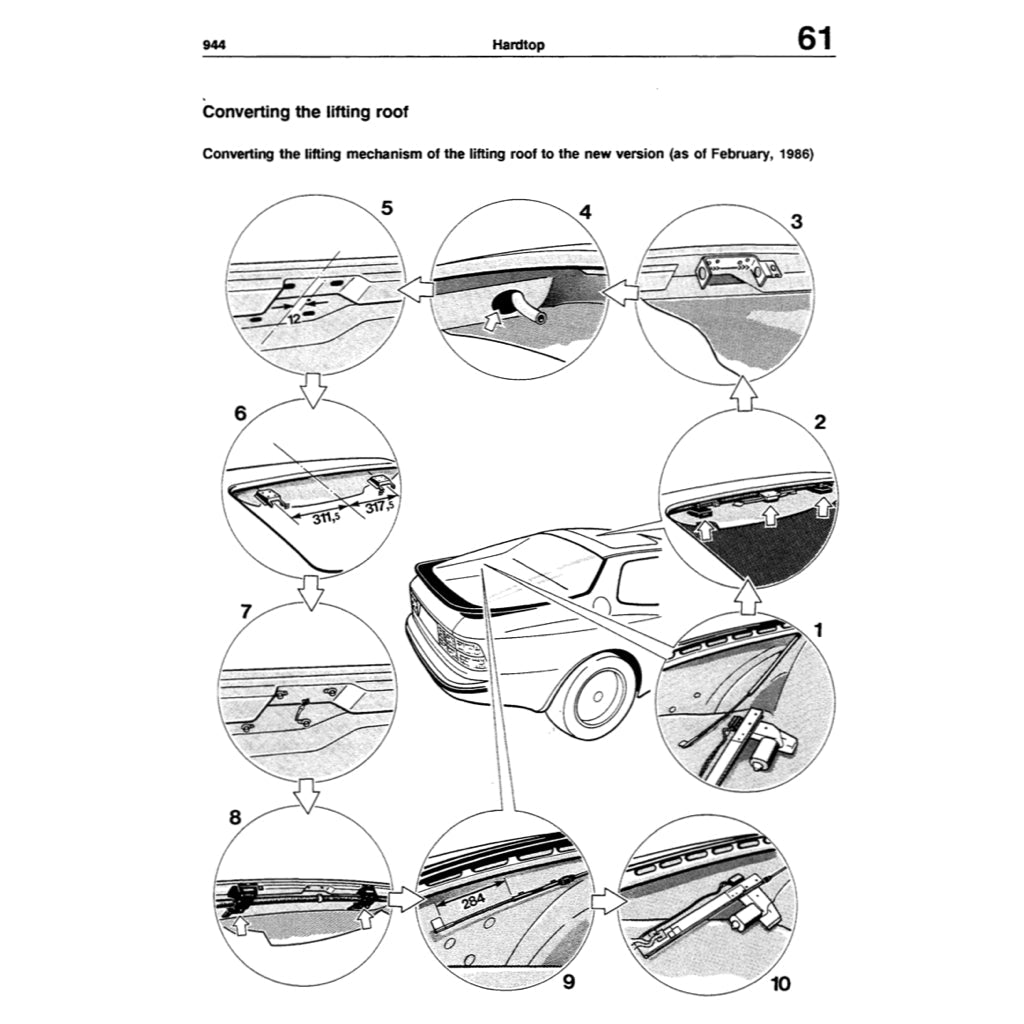 PORSCHE 944 1982-1991 Full Manual Set – Repair & Maintenance Manual and Spare Parts Catalog