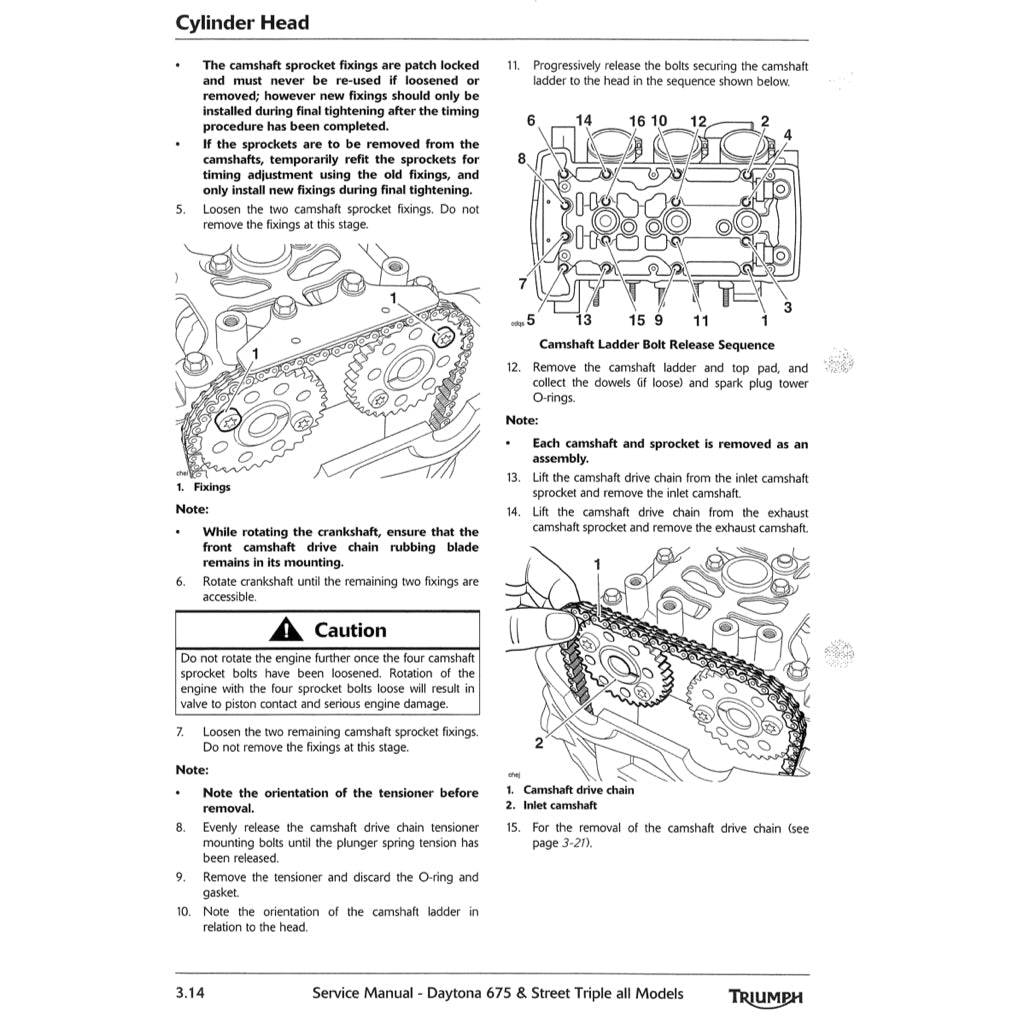 TRIUMPH STREET TRIPLE/DAYTONA 675 R 2009-2012 Full Manual Set – Repair & Maintenance Manual and User Handbook