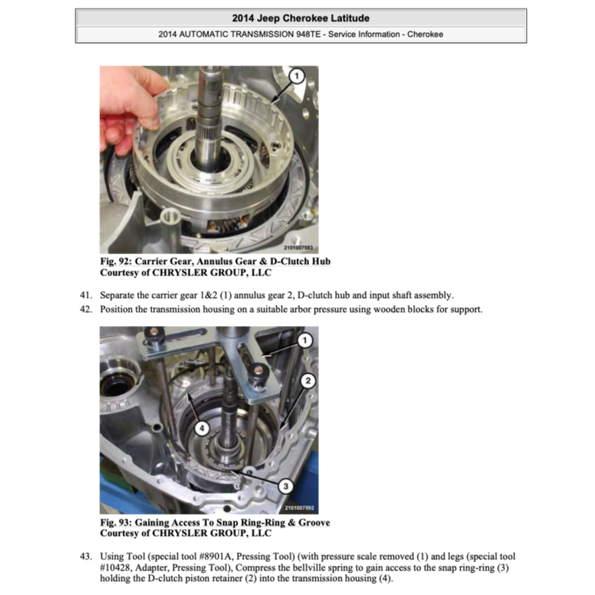 JEEP CHEROKEE KL 2014-2023 Full Manual Set – Repair & Maintenance Manual