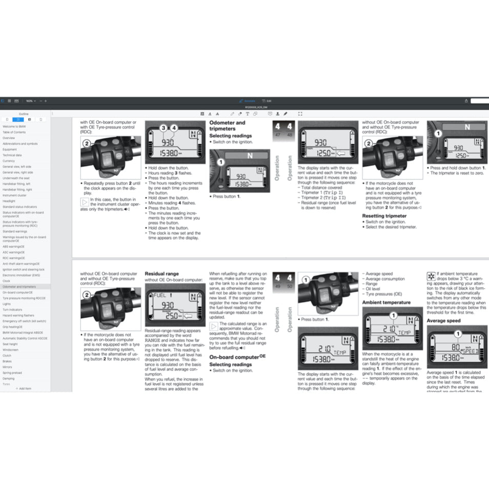BMW R1200 GS / R1200GS K25 2005-2013 Full Manual Set – Repair & Maintenance Manual and Spare Parts Catalog and User Handbook