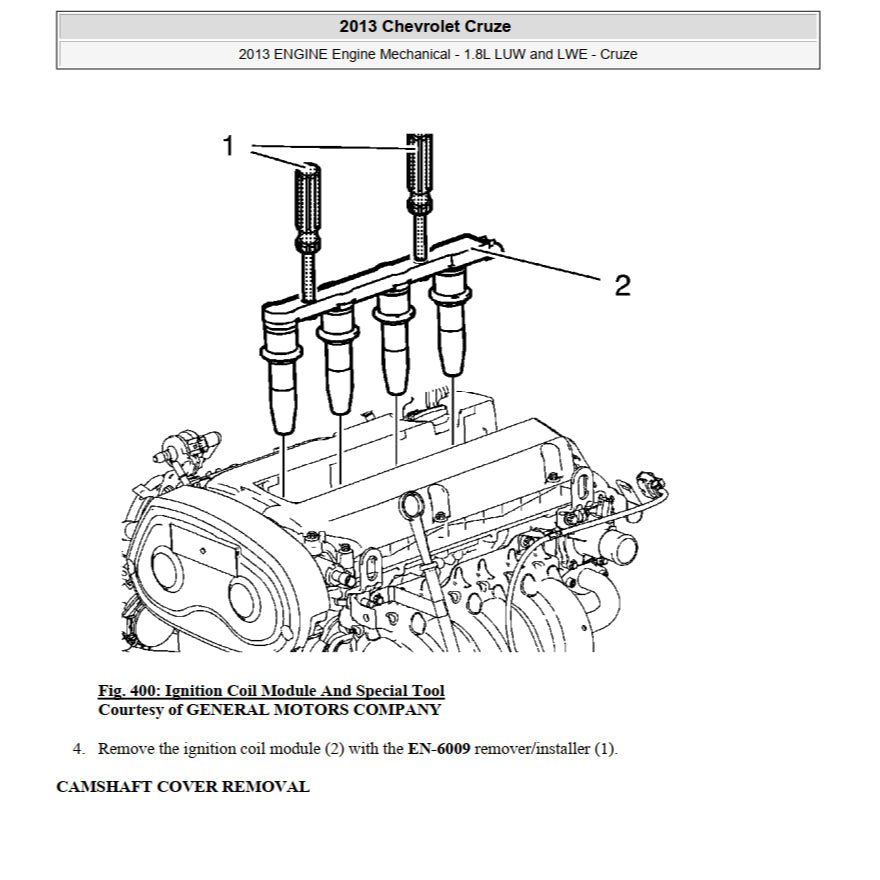 CHEVROLET CRUZE J300 2008-2016 Full Manual Set – Repair & Maintenance Manual