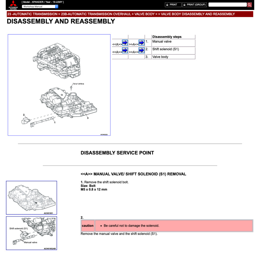MITSUBISHI XPANDER NC 2019-2023 Full Manual Set – Repair & Maintenance Manual
