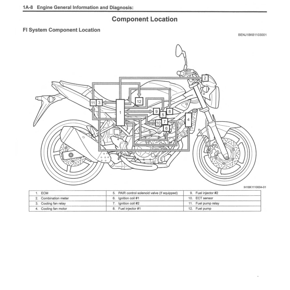 SUZUKI SV650 SV650/A/XA "L7-L9" 2017-2023 Full Manual Set – Repair & Maintenance Manual and Spare Parts Catalog and User Handbook