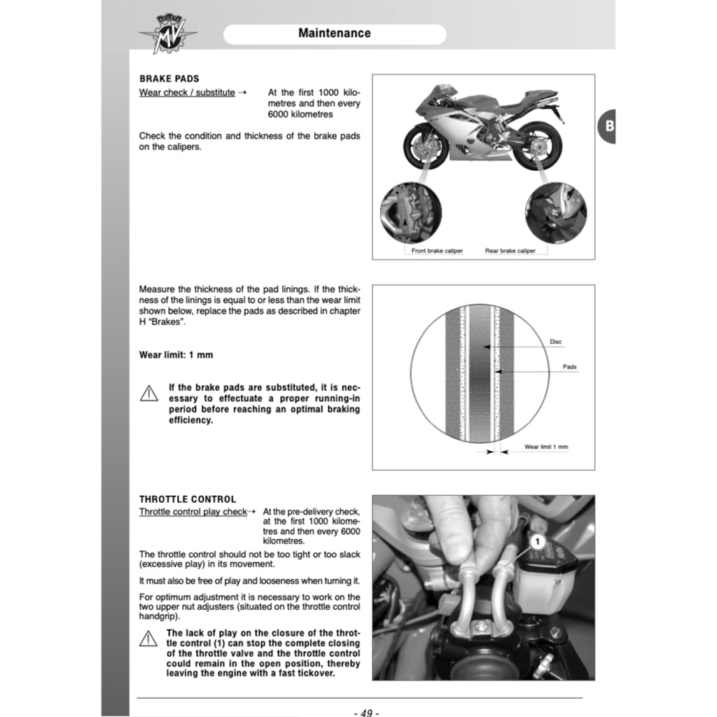 MV AGUSTA F4 1000 S/FT/R/RR 2007-2018 Full Manual Set – Repair & Maintenance Manual and Spare Parts Catalog and User Handbook