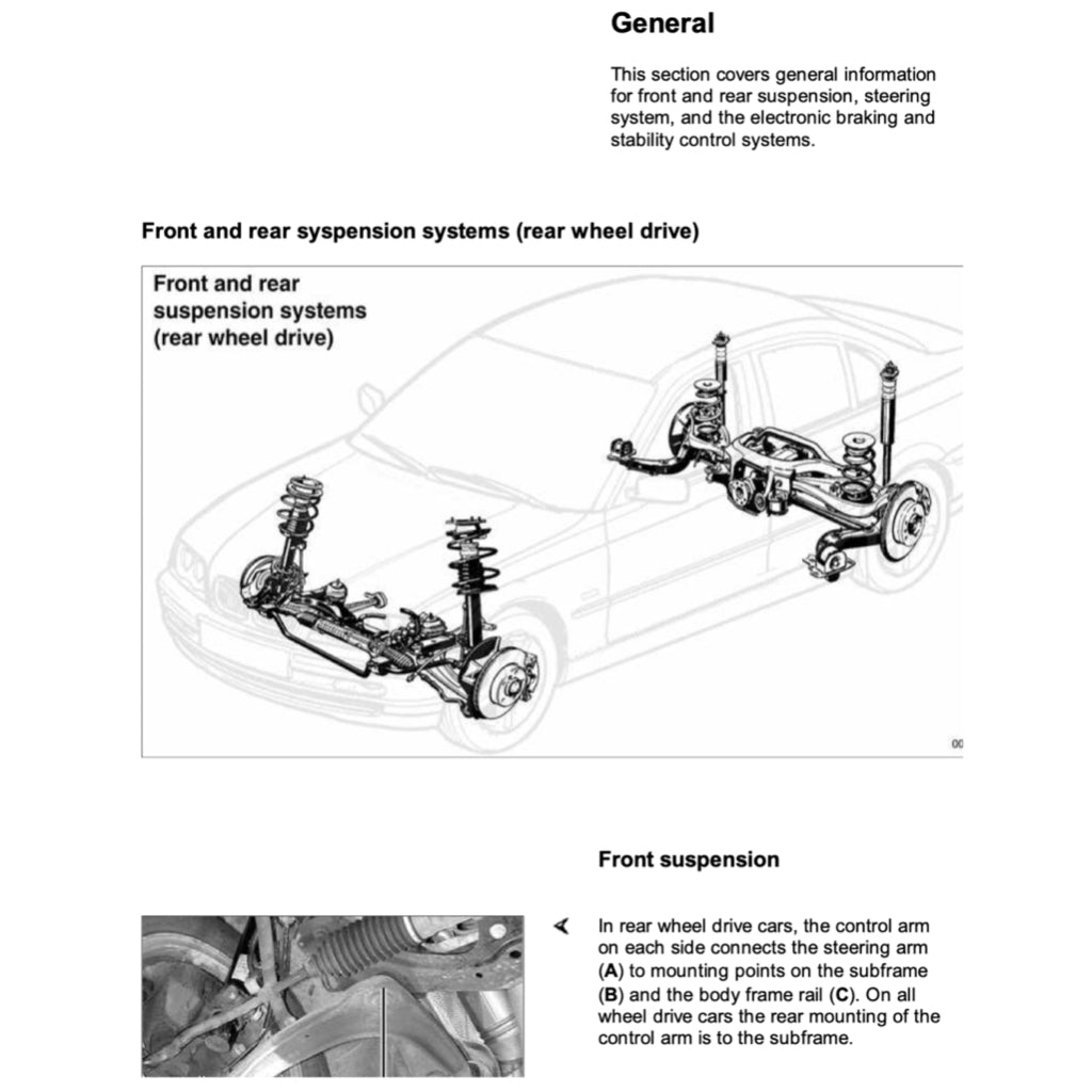 BMW 3 SERIES E46 1998-2006 Full Manual Set – WORKSHOP Repair & Maintenance Manual