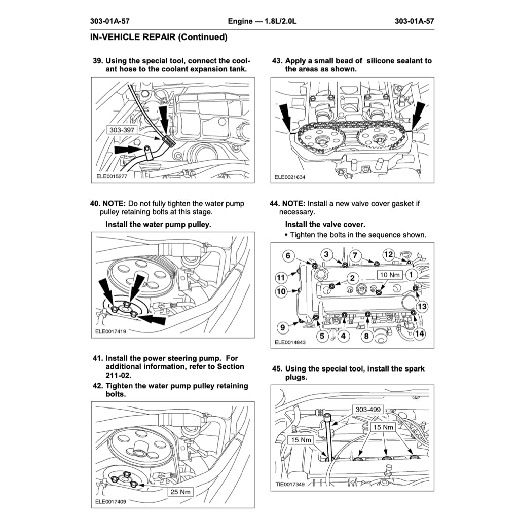 FORD MONDEO MK3 2000-2007 Full Manual Set – Repair & Maintenance Manual