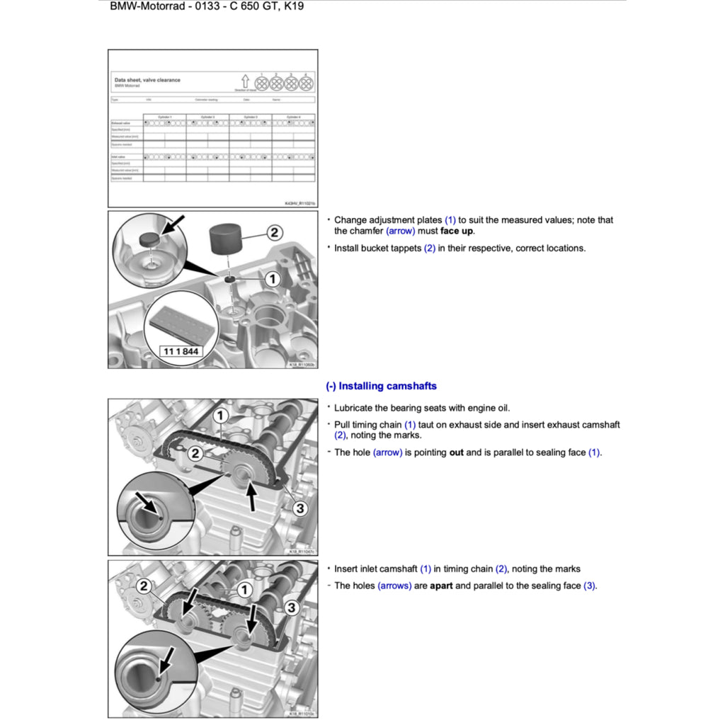 BMW C650GT 2012-2020 Full Manual Set – Repair & Maintenance Manual and Spare Parts Catalog and RIDER'S MANUAL