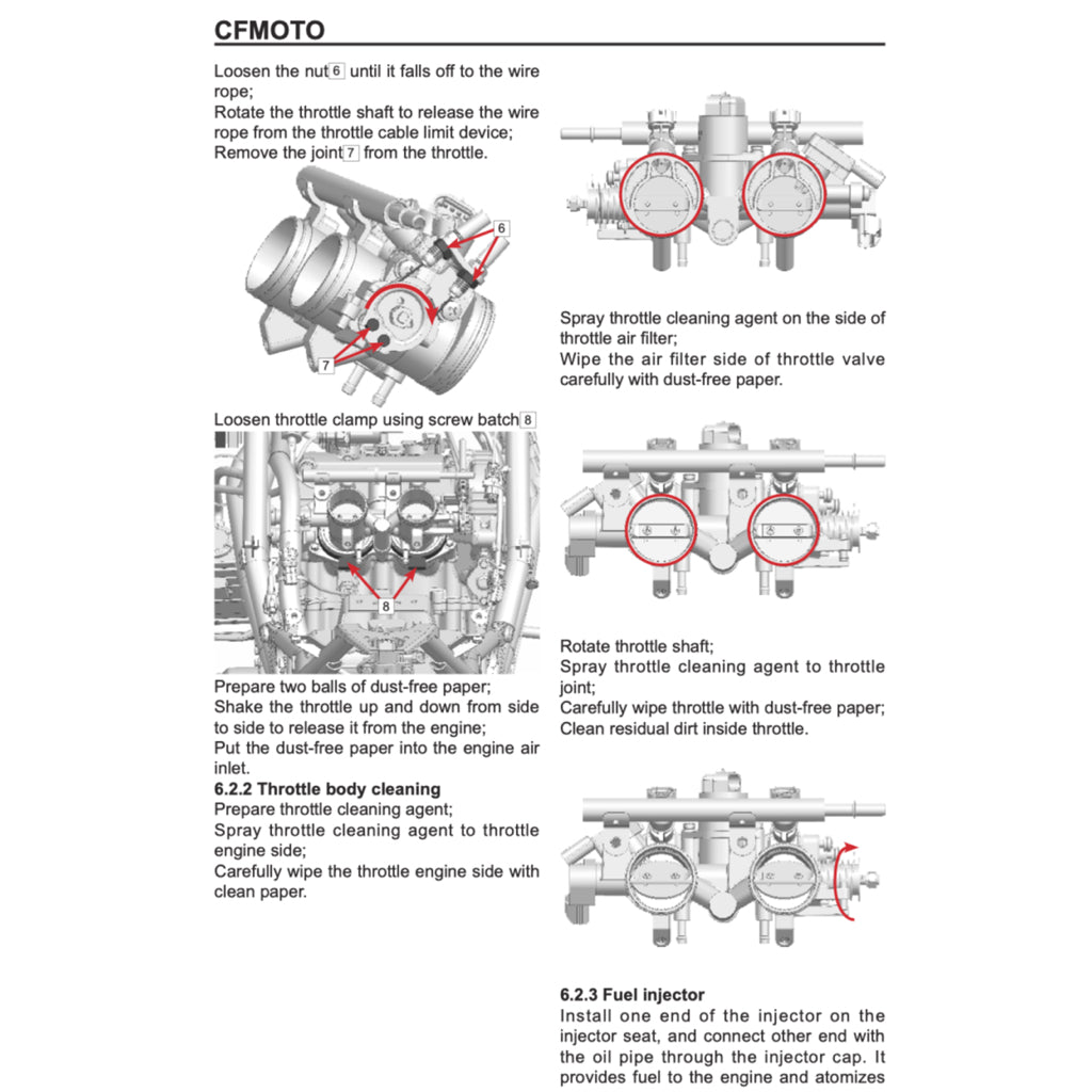 CFMOTO 450NK 2022+ Full Manual Set – Repair & Maintenance Manual and Spare Parts Catalog and User Handbook