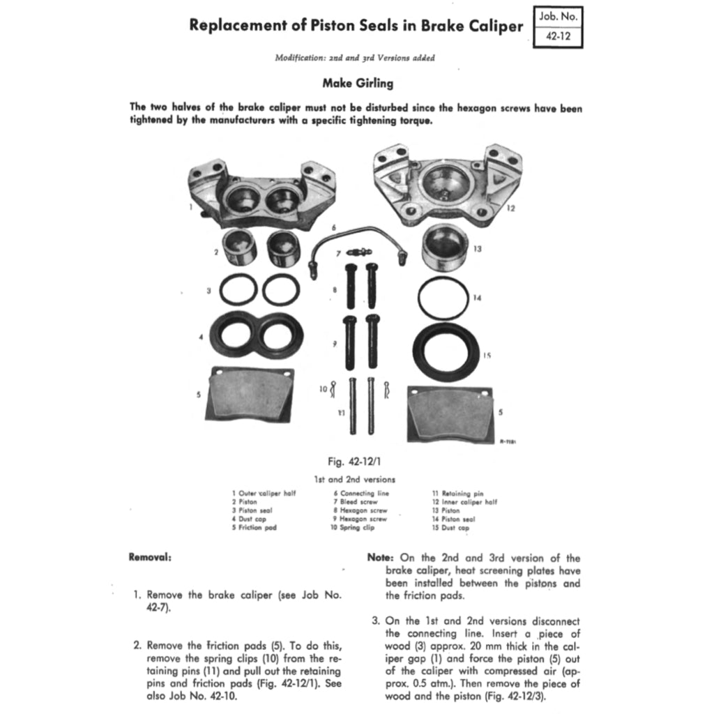 MERCEDES-BENZ W111 1959-1971 Full Manual Set – Repair & Maintenance Manual