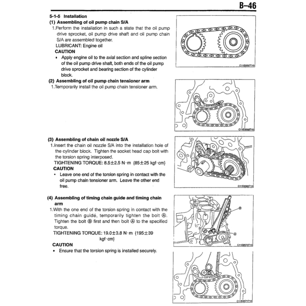 DAIHATSU ENGINE JB-DET Workshop Repair Manual