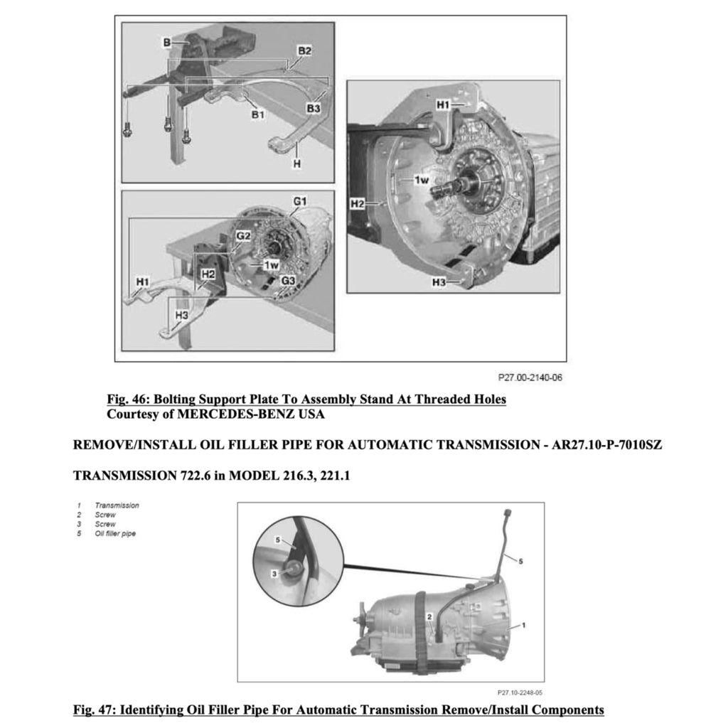 MERCEDES-BENZ W221 2006-2013 Full Manual Set – Repair & Maintenance Manual