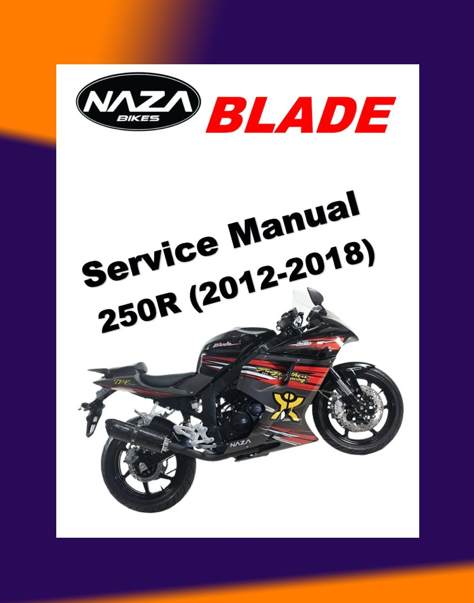 NAZA BLADE / HYOSUNG COMET 250R FI 2012-2018 Full Manual Set – Repair & Maintenance Manual and User Handbook