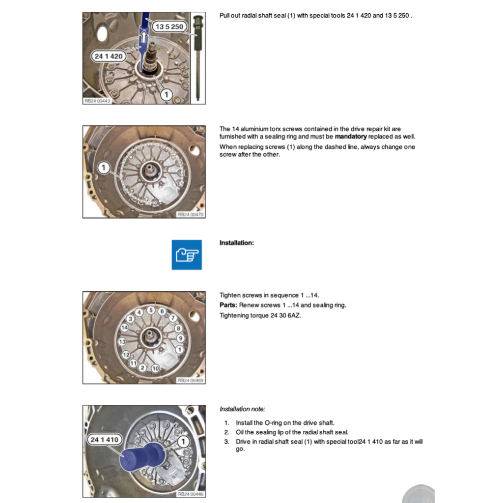 BMW X5 F15 Xdrive40e 2013-2018 Full Manual Set – Repair & Maintenance Manual