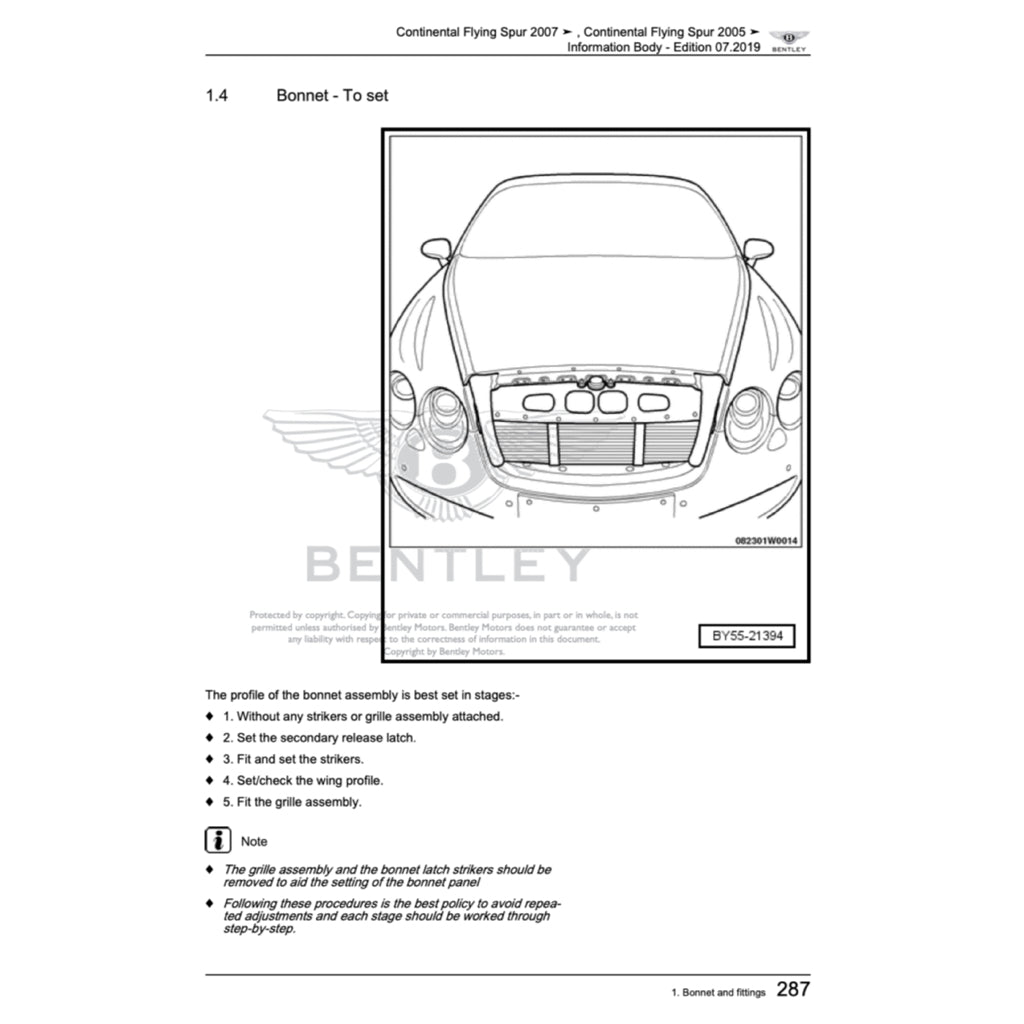 BENTLEY CONTINENTAL FLYING SPUR W12 2005-2013 Full Manual Set – Repair & Maintenance Manual