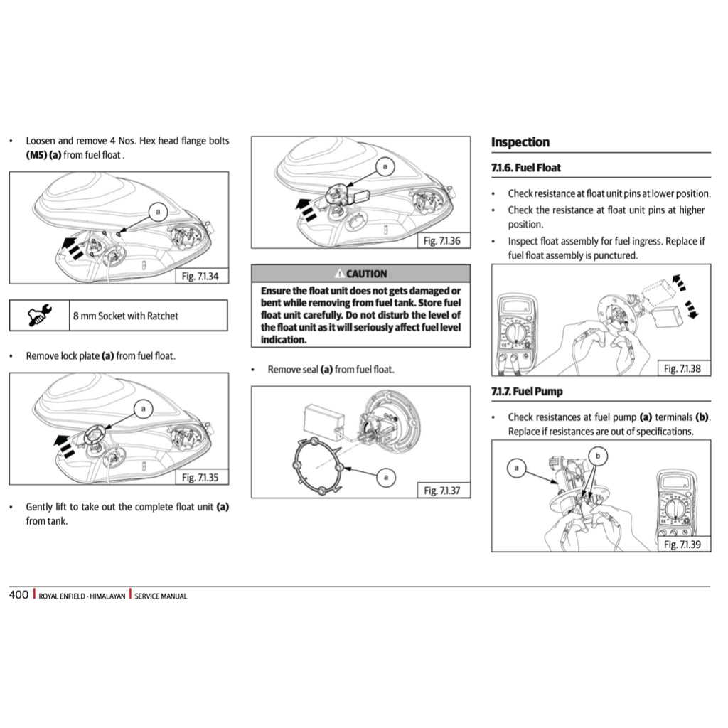 ROYAL ENFIELD NEW HIMALAYAN 450 2024+ Full Manual Set – Repair & Maintenance Manual and User Handbook