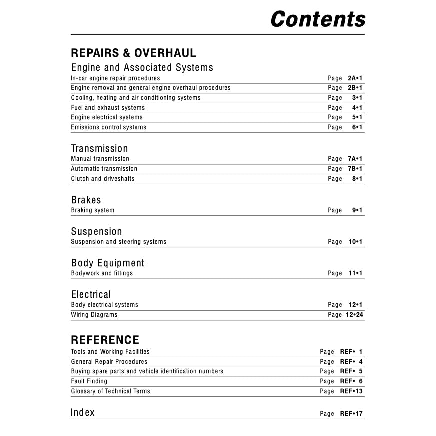FORD MONDEO MK1 & MK2 1993-2000 Full Manual Set – Repair & Maintenance Manual