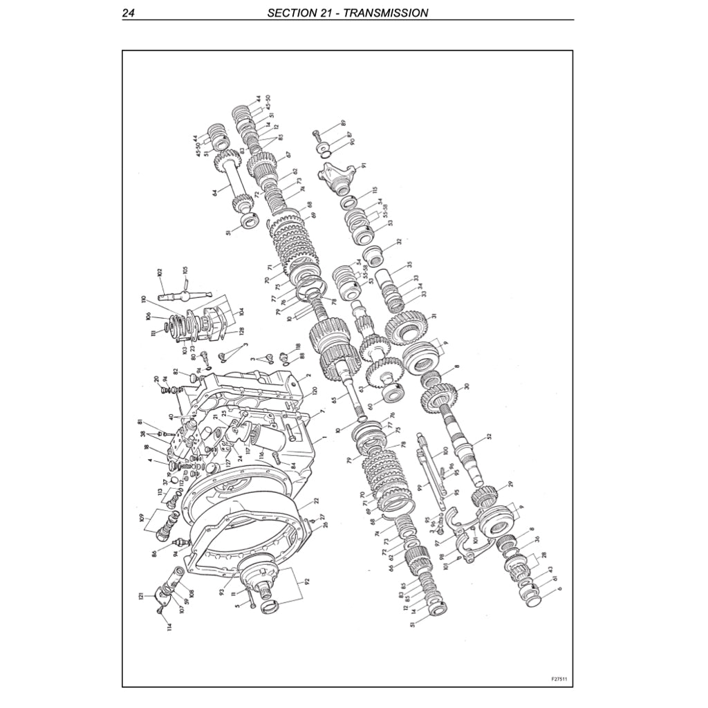 CASE 580SR 590SR(and) 695SR LOADER BACKOE Workshop Repair Manualand Parts Book