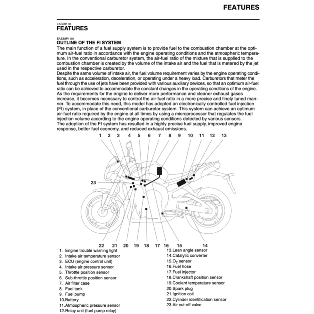 YAMAHA FZ8N FZ8 FAZER8 FAZER 8 2010-2015 Full Manual Set – Repair & Maintenance Manual and User Handbook