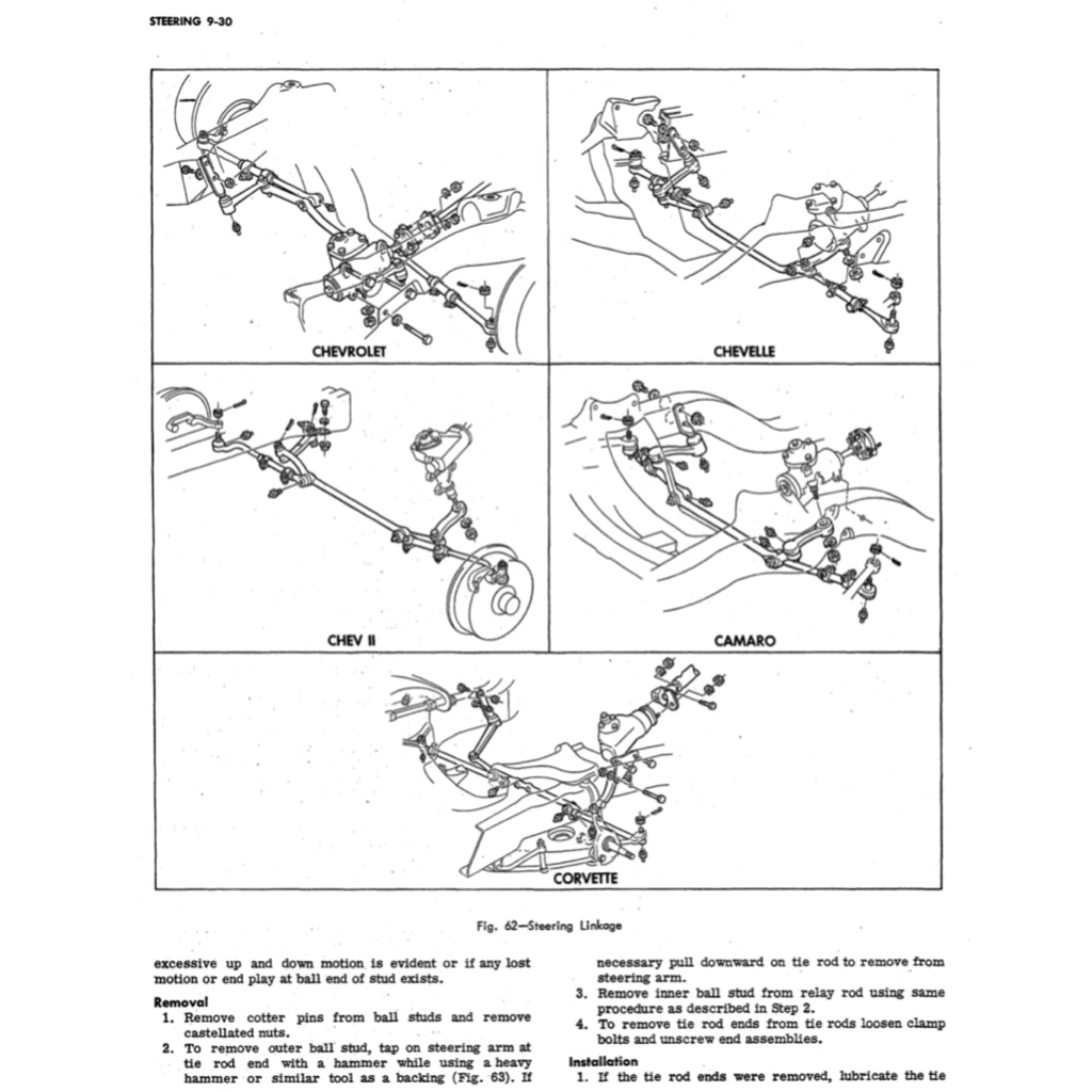 CHEVROLET CORVETTE C2 1962-1967 Full Manual Set – Repair & Maintenance Manual
