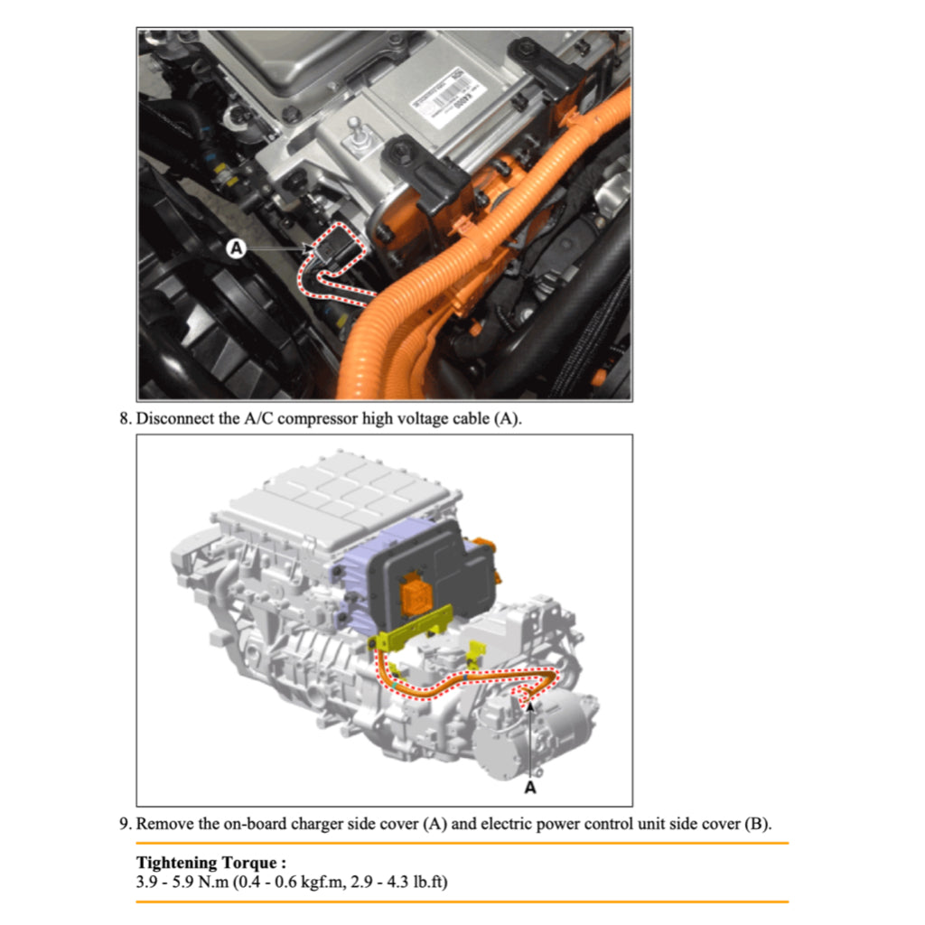 HYUNDAI KONA EV OS 2018-2023 Full Manual Set – Repair & Maintenance Manual