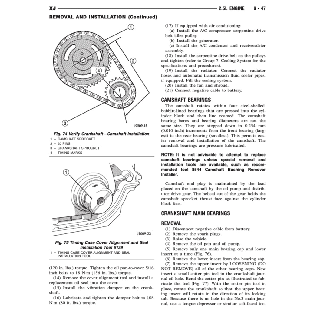 JEEP CHEROKEE XJ 1995-2001 Full Manual Set – Repair & Maintenance Manual