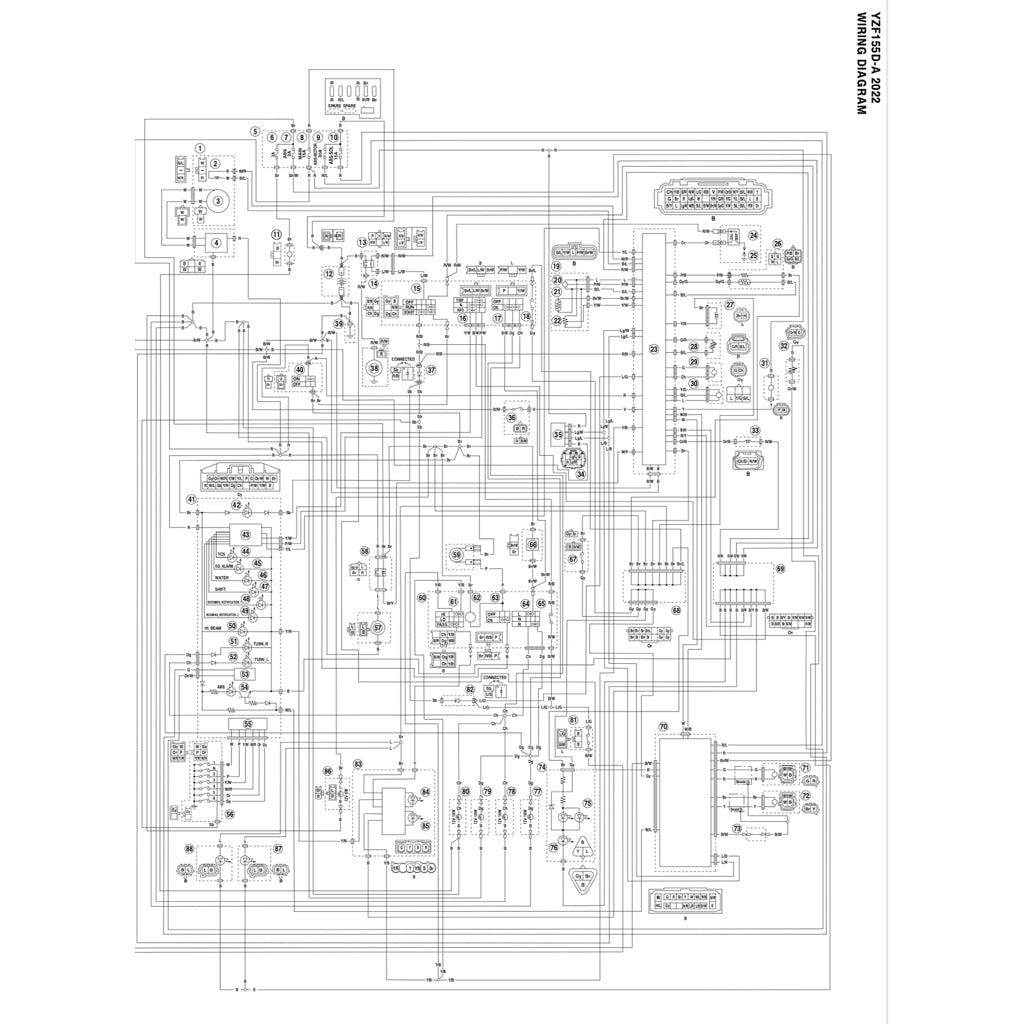 YAMAHA YZF-R15 M V4 2022+ Full Manual Set – Repair & Maintenance Manual and Spare Parts Catalog and User Handbook