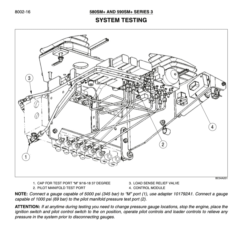 CASE 580SM(and) 590SM(and) LOADER BACKOE Workshop Repair Manualand Parts Book