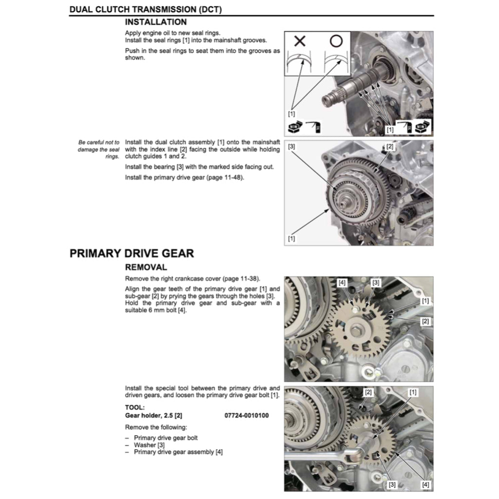 HONDA ADV 750 ADV750 / XADV 750 XADV750 2017-2024 Full Manual Set – Repair & Maintenance Manual and Spare Parts Catalog and User Handbook