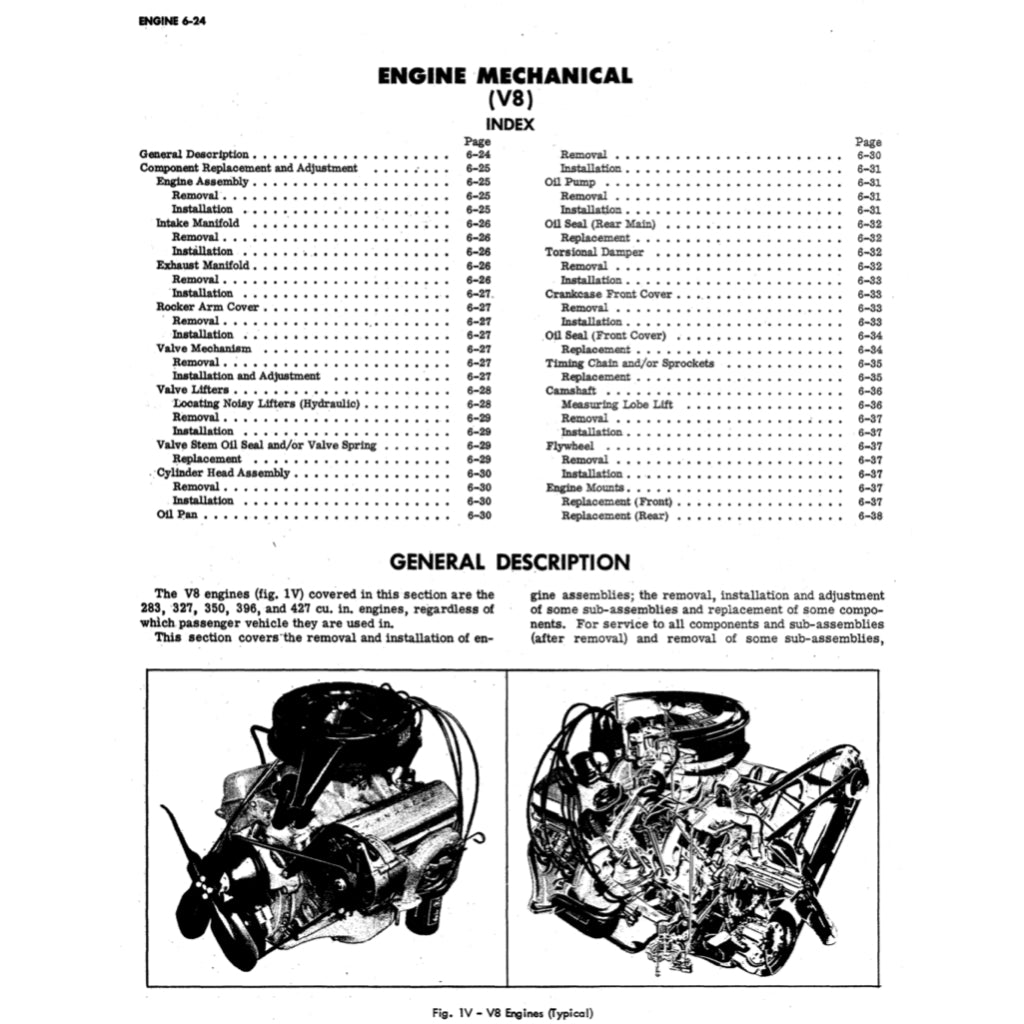 CHEVROLET CORVETTE C2 1962-1967 Full Manual Set – Repair & Maintenance Manual