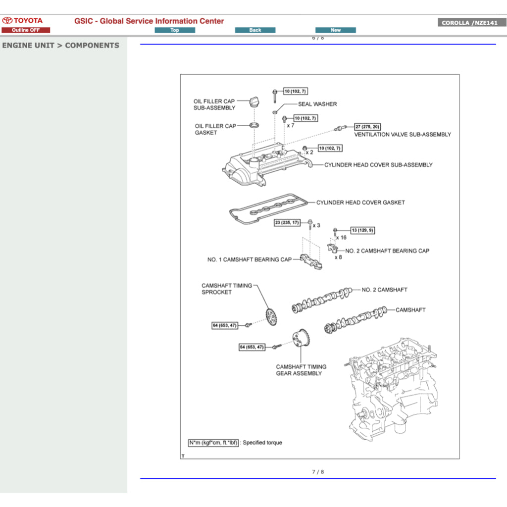 TOYOTA COROLLA ALTIS E141 2010-2013 Full Manual Set – SERVICE WORKBOOK WORKSHOP MANUAL