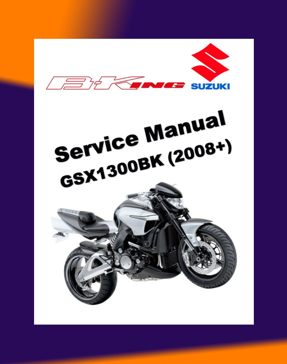 SUZUKI GSX1300BK/A B-KING 2008+ Full Manual Set – Repair & Maintenance Manual and User Handbook