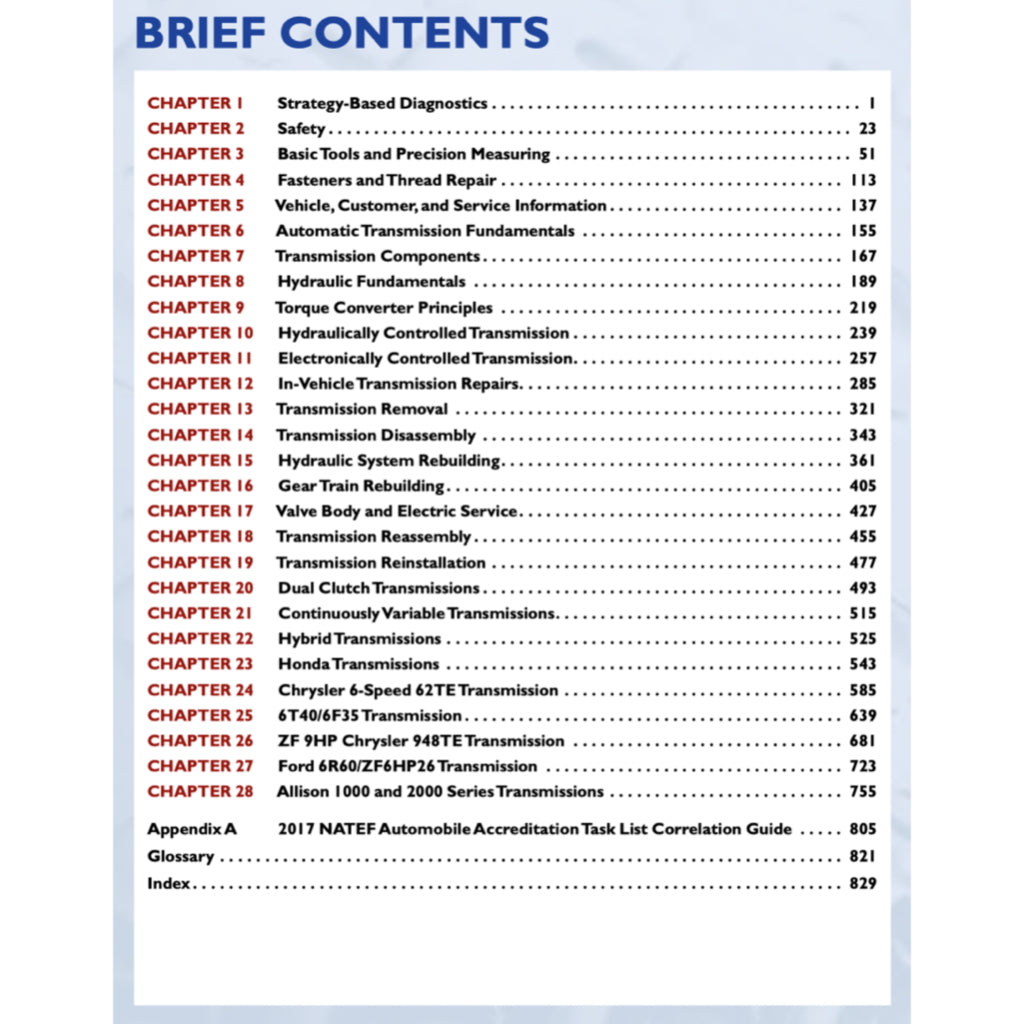 AUTOMOTIVE AUTOMATIC TRANSMISSION & TRANSAXLE 2018 Full Manual Set – - CDX