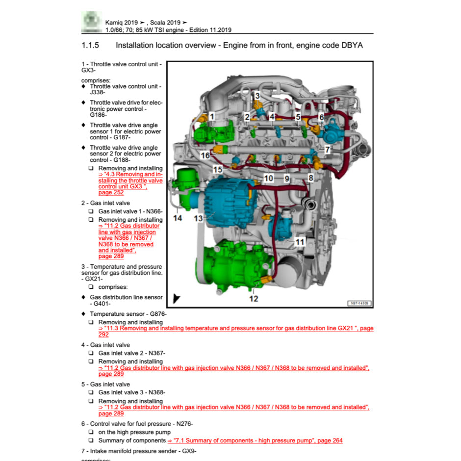 SKODA SCALA 2019+ Full Manual Set – Repair & Maintenance Manual