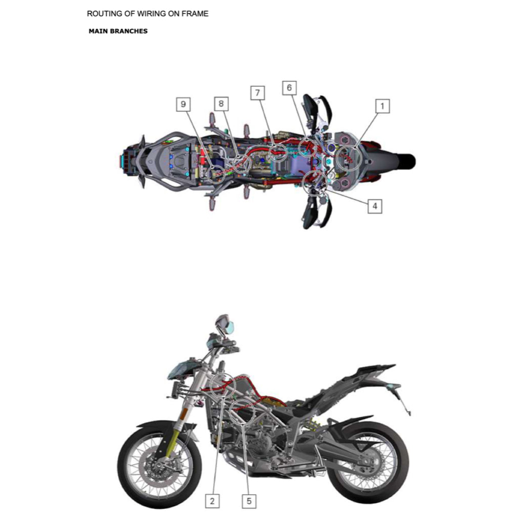 DUCATI MULTISTRADA 1200 ENDURO E4 2016-2019 Full Manual Set – Repair & Maintenance Manual and Spare Parts Catalog and User Handbook