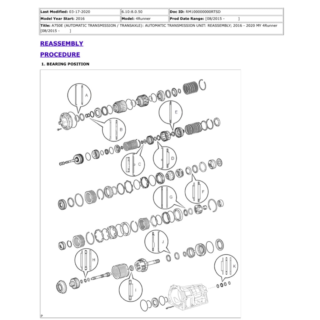 TOYOTA 4RUNNER GRN280/285 2016+ Full Manual Set – Repair & Maintenance Manual