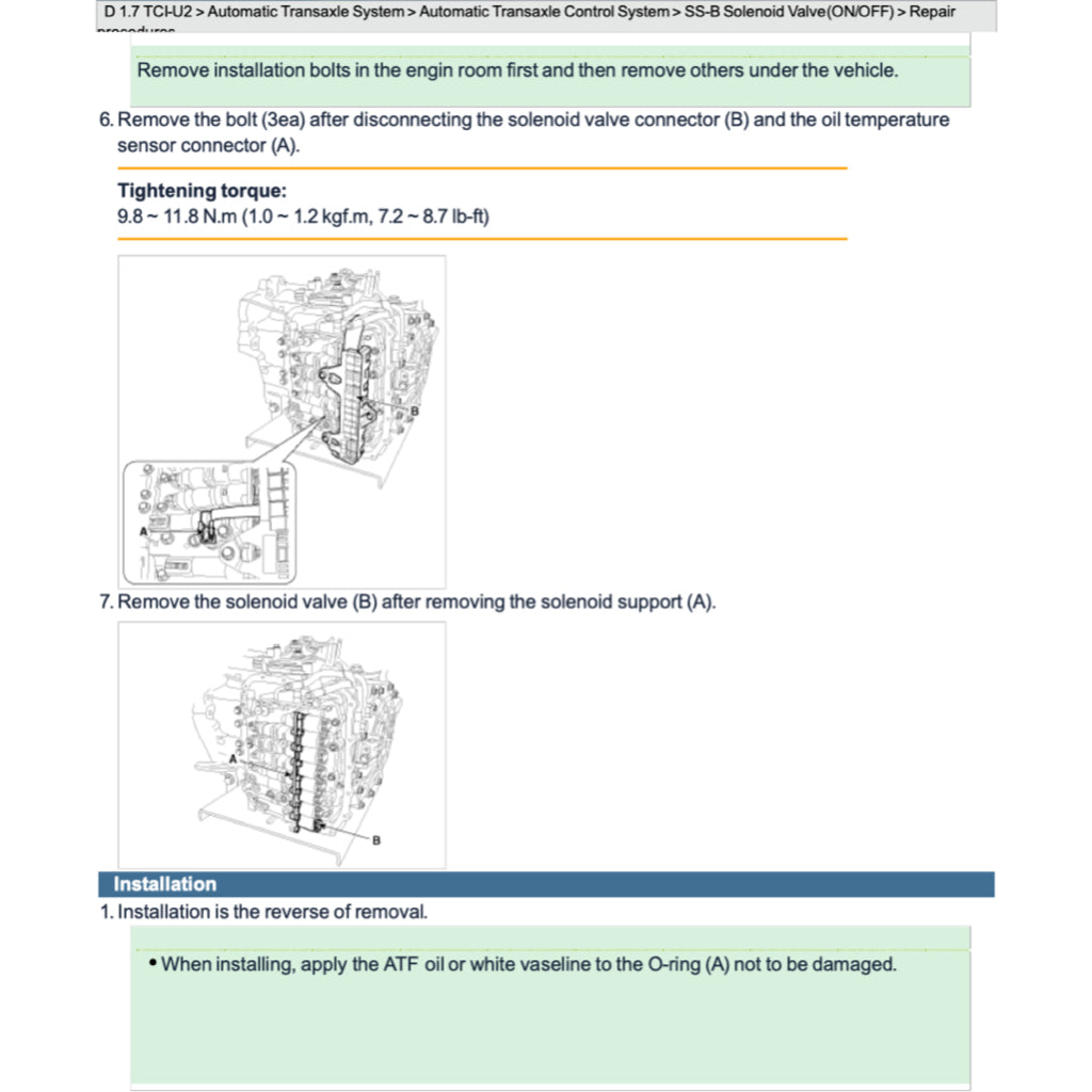 HYUNDAI i40 VF 2011-2019 Full Manual Set – Repair & Maintenance Manual
