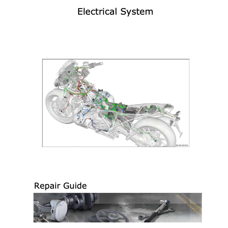 BMW R1250RS R1250 RS K54 2018+ Full Manual Set – Repair & Maintenance Manual and RIDER'S MANUAL