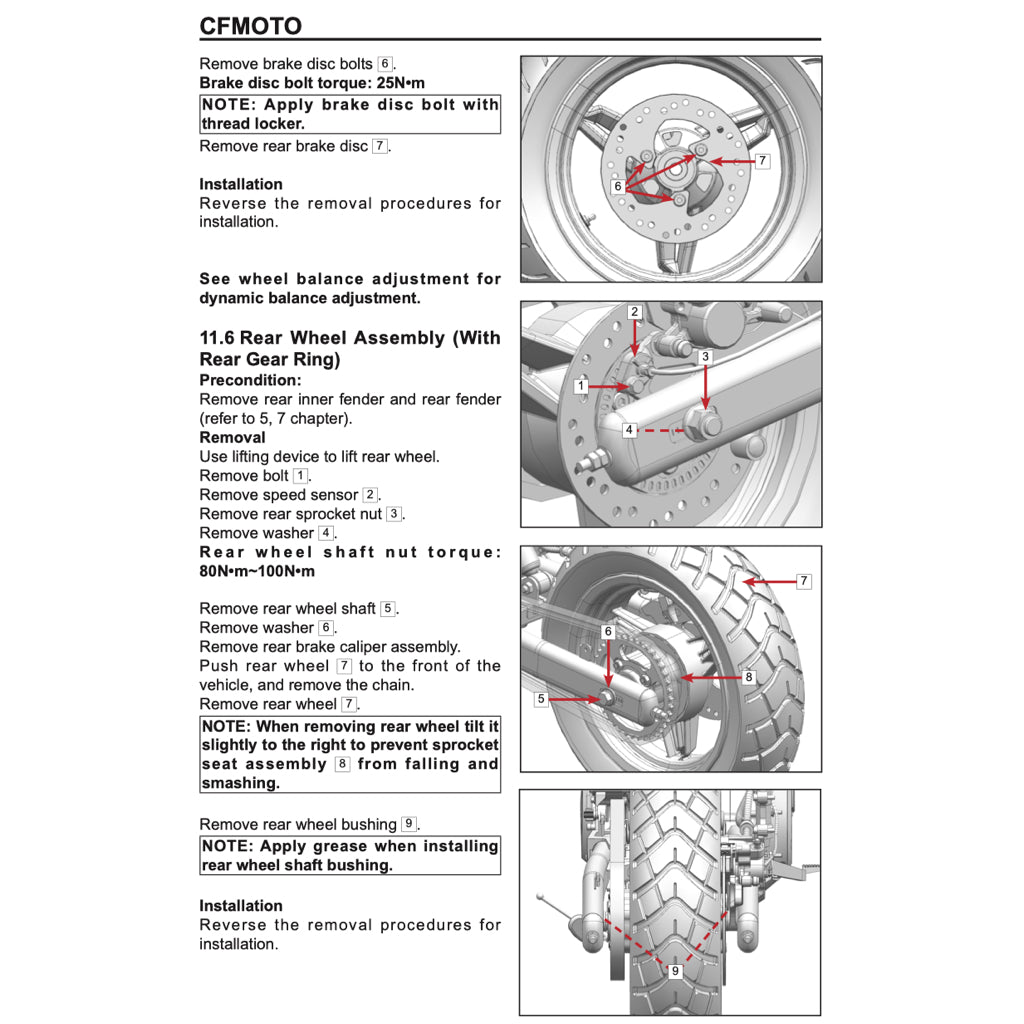 CFMOTO PAPIO XO-2 TRAIL 2024+ Full Manual Set – Repair & Maintenance Manual and User Handbook