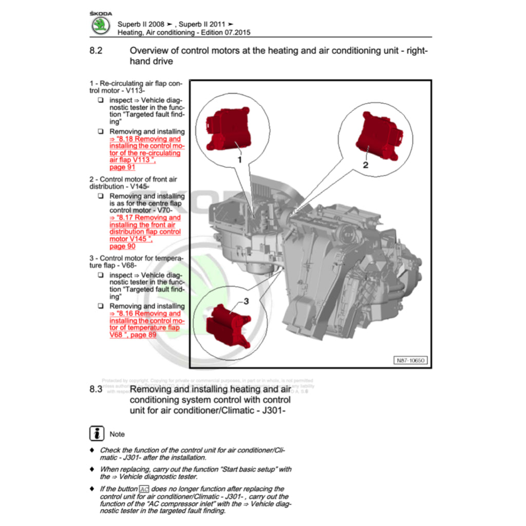 SKODA SUPERB B6 2005-2014 Full Manual Set – Repair & Maintenance Manual