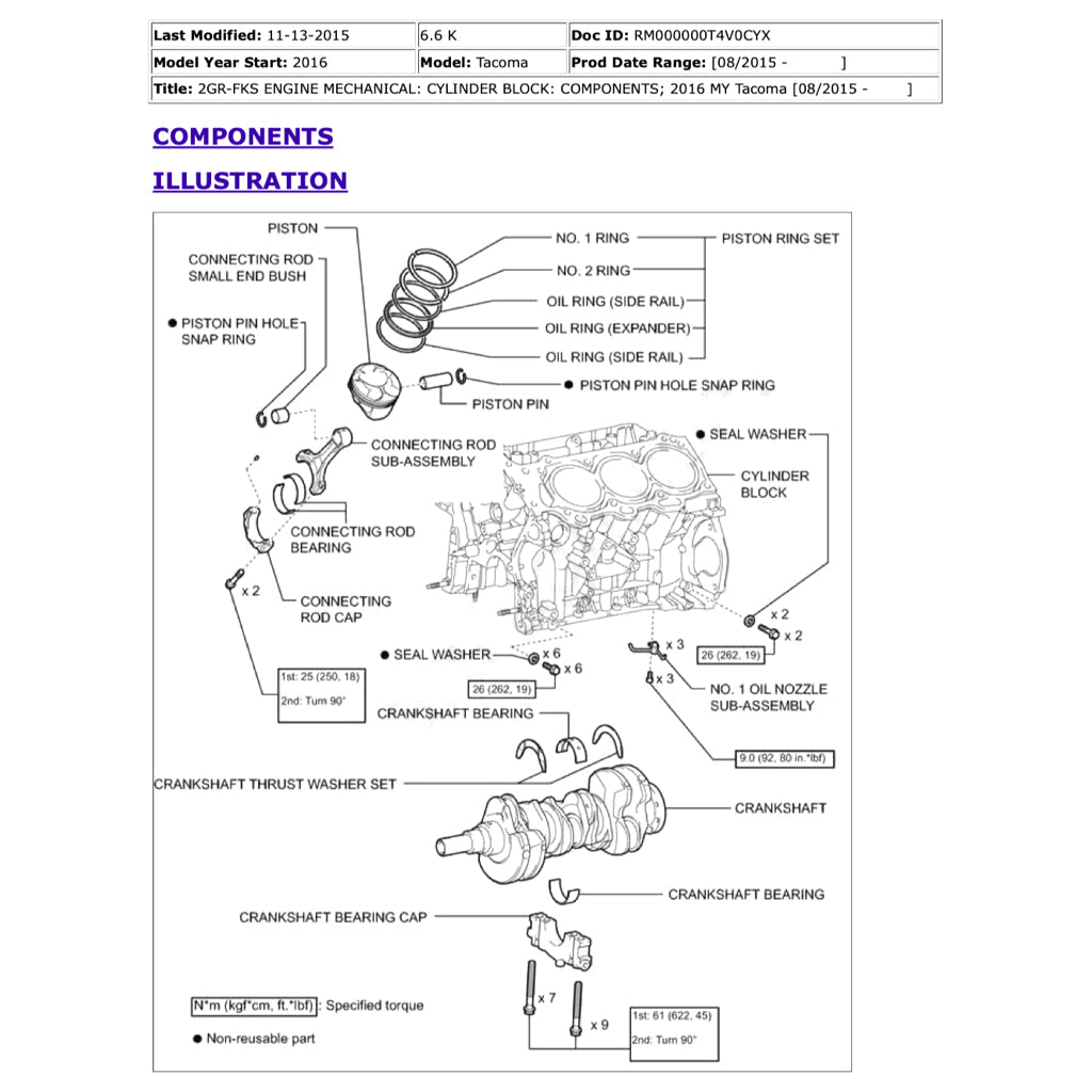 TOYOTA TACOMA N300 2015-2023 Full Manual Set – Repair & Maintenance Manual