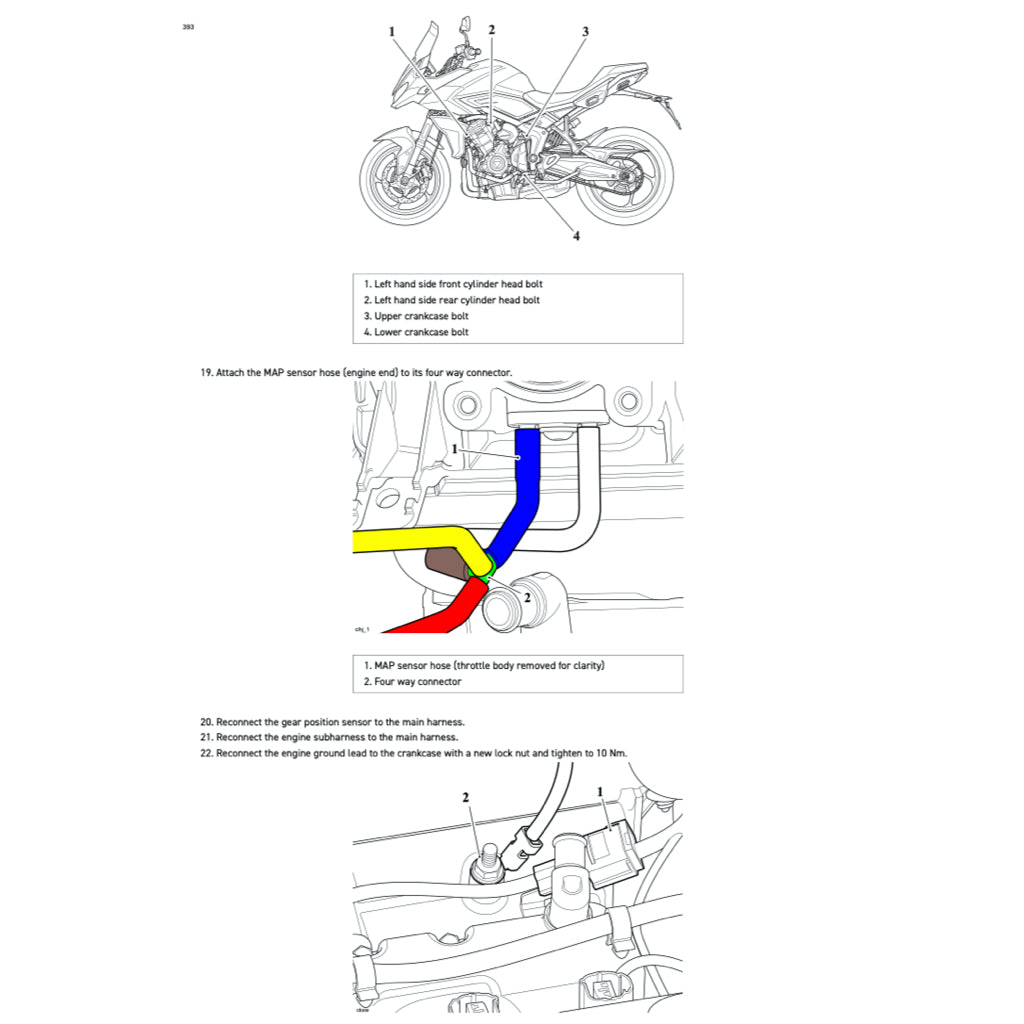 TRIUMPH TRIDENT 660 2021+ Full Manual Set – Repair & Maintenance Manual and User Handbook