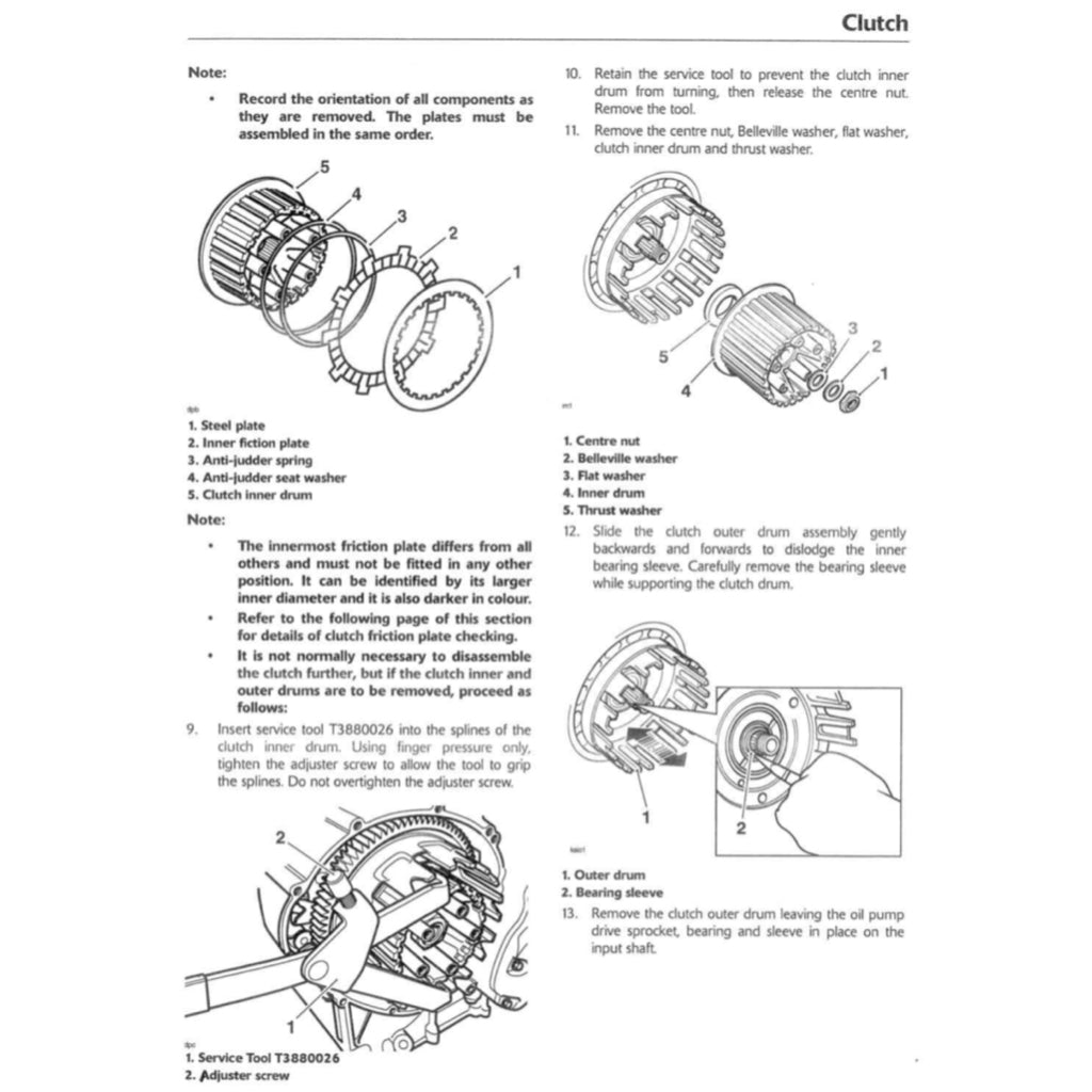 TRIUMPH DAYTONA 675 2006-2010 Full Manual Set – Repair & Maintenance Manual and User Handbook