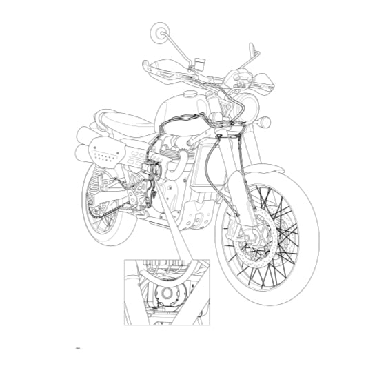 TRIUMPH SCRAMBLER 1200XC 2021+ Full Manual Set – SERVICE MANUAL and User Handbook