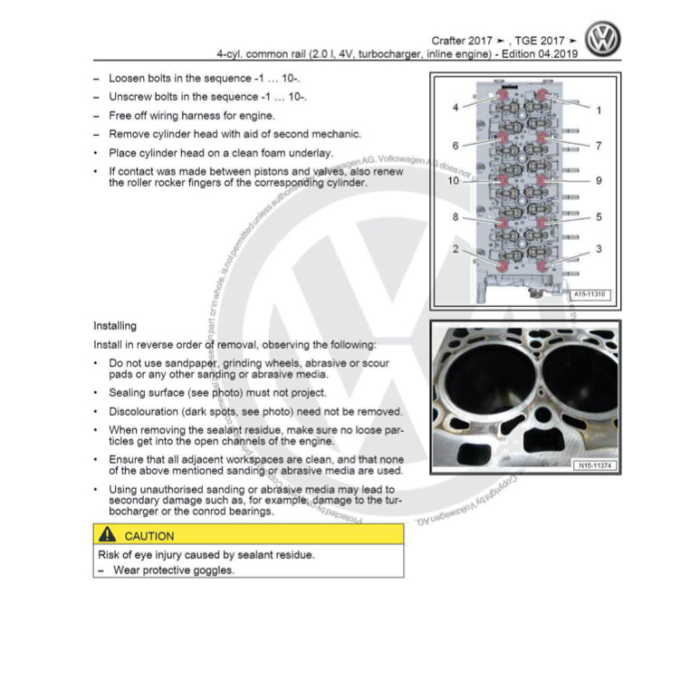 VW CRAFTER SY/SZ 2017+ Full Manual Set – Repair & Maintenance Manual