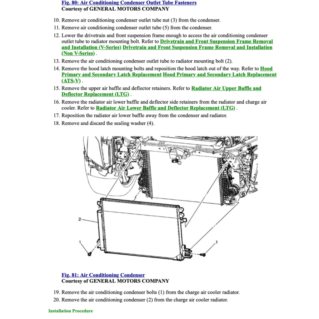 CADILLAC ATS ATSV 2013-2019 Full Manual Set – Repair & Maintenance Manual