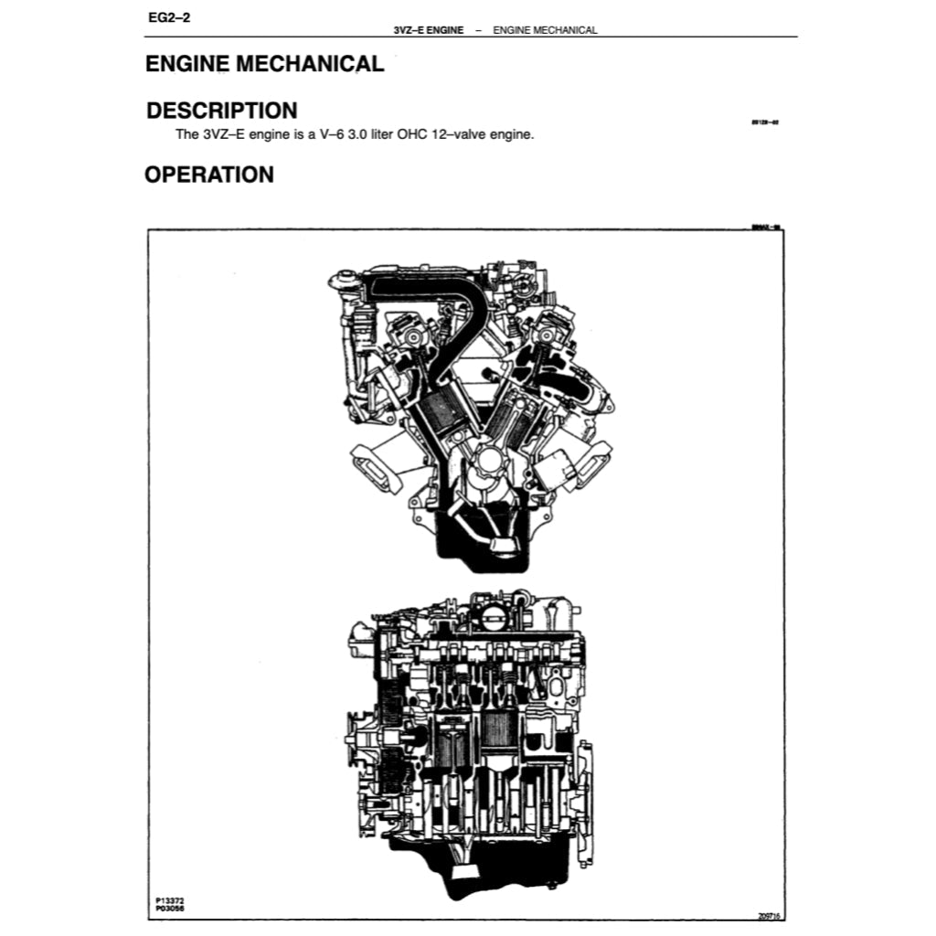 TOYOTA 4RUNNER N120/N130 1990-1995 Full Manual Set – Repair & Maintenance Manual